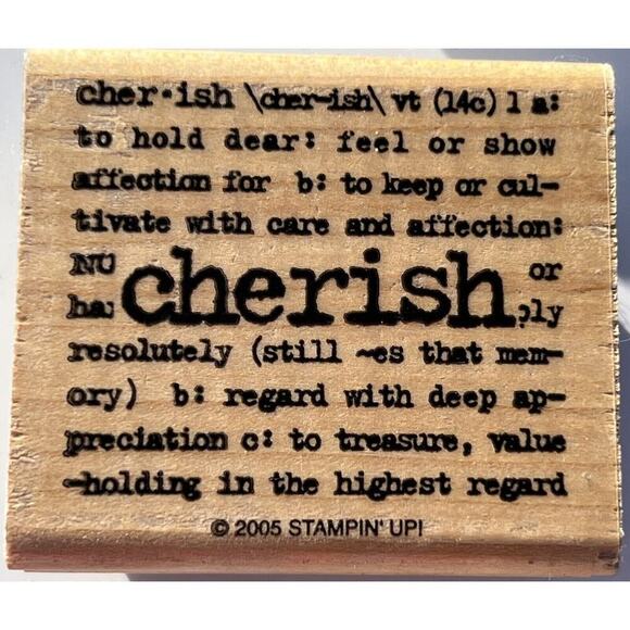 -CRAFT STAMPS Retired Lot Of 4 Dif. Phrases: Celebrate, Cherish, Friend, Thanks. - Picture 4 of 6
